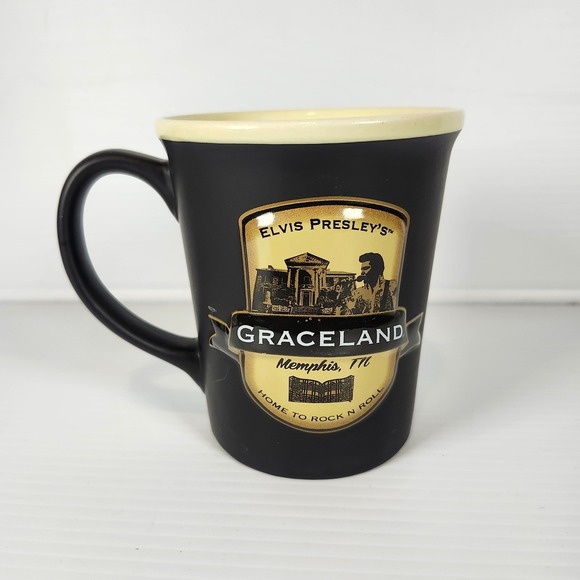 Elvis Presley Graceland Memphis TN Home to Rock N Roll Black by Americaware 2017 - Picture 5 of 8